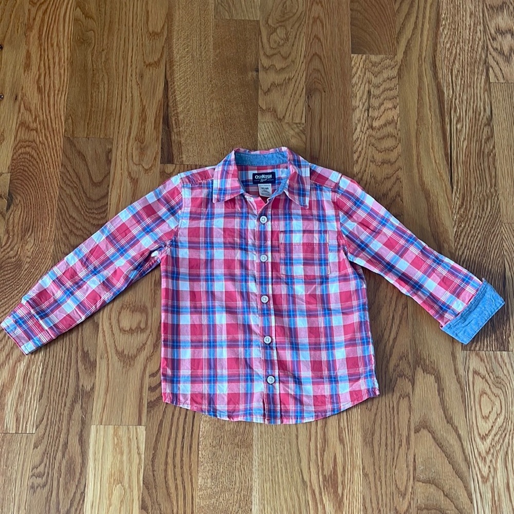 OshKosh B’gosh Boys Plaid Shirt
